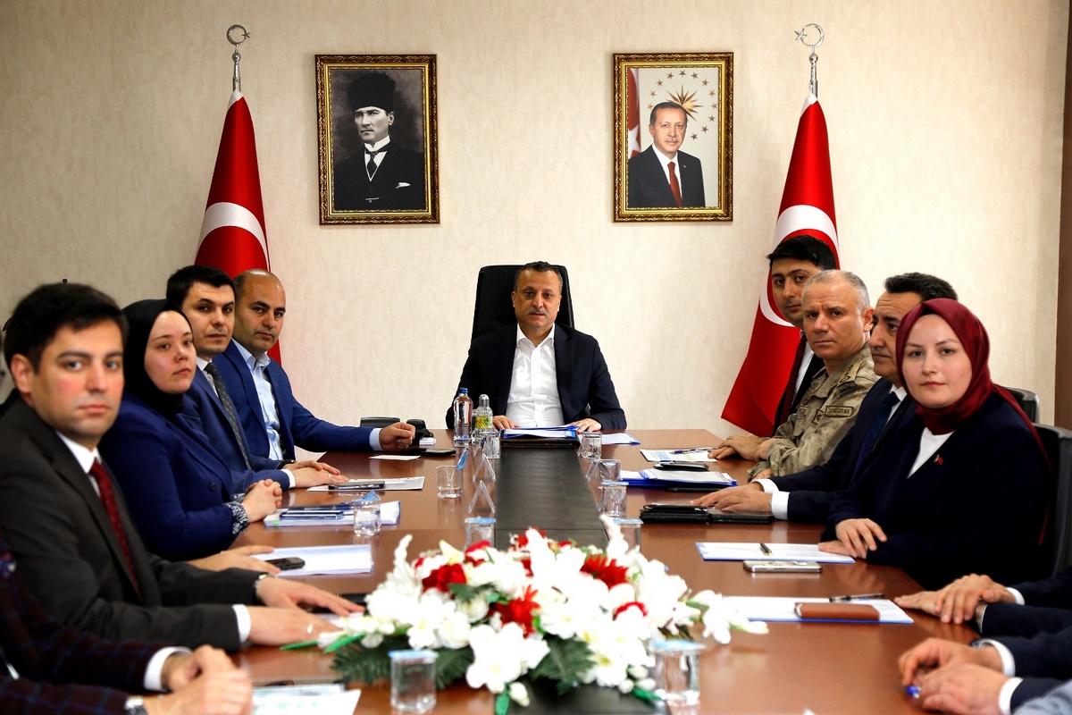 Valimiz Kamuran Taşbilek Başkanlığında Seçim Güvenliği Toplantısı Yapıldı